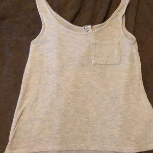 Gray Forever21 Tank top